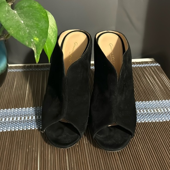 Gianvito Rossi Shoes - 3) Gianvito Rossi - Size 6 -  Black Suede Mules